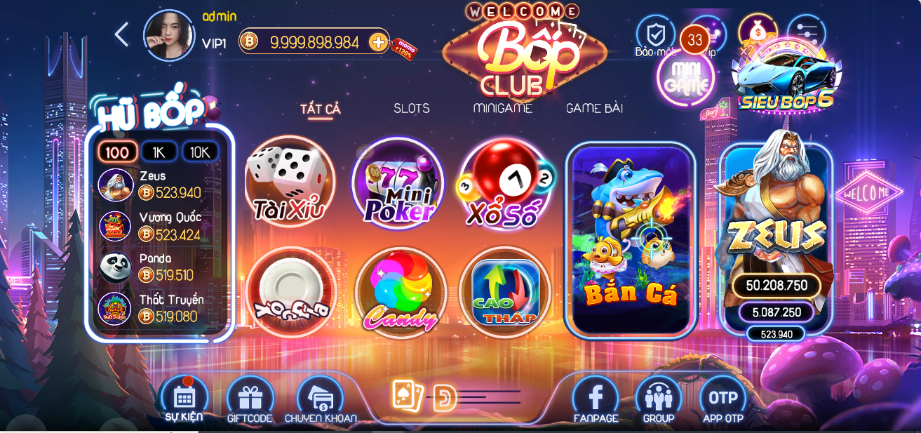 bán code game Bốp Club Đã Fix Lỗi